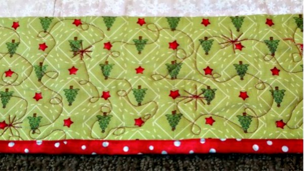 The Finished Quilted Present Quilt