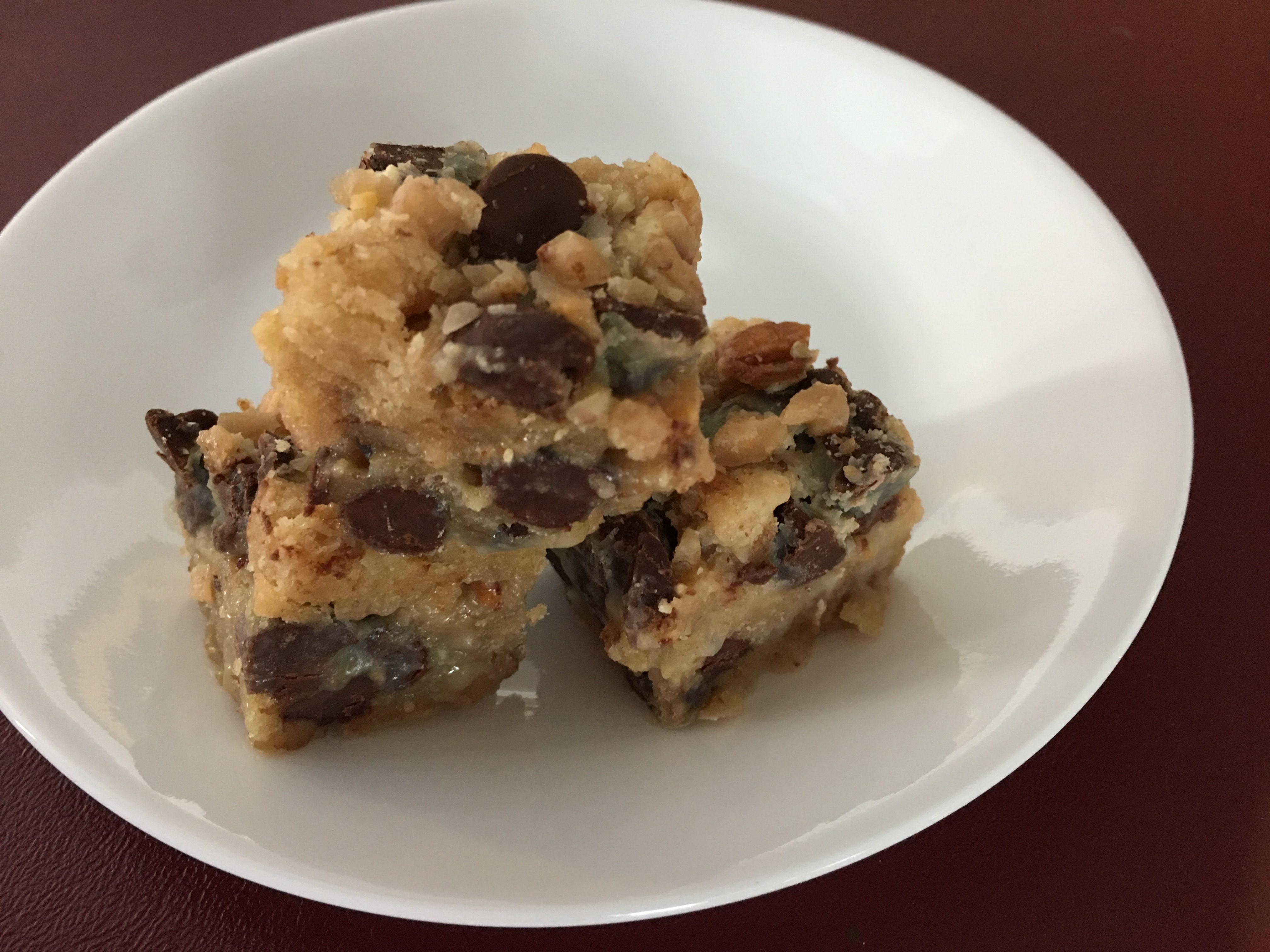 Chocolate Chip Toffee Bars