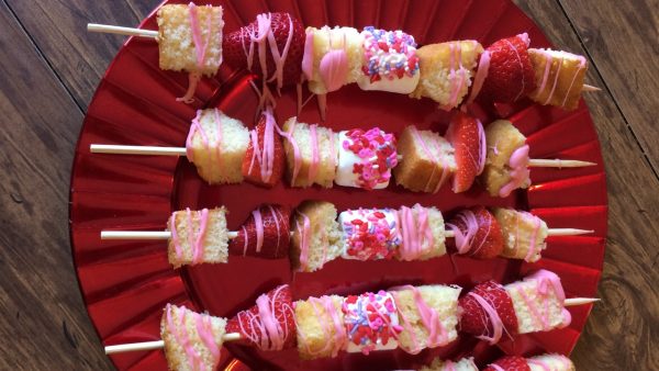 Valentine’s Dessert Skewers