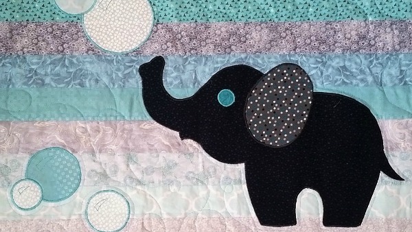 The Baby Boy Elephant Quilt